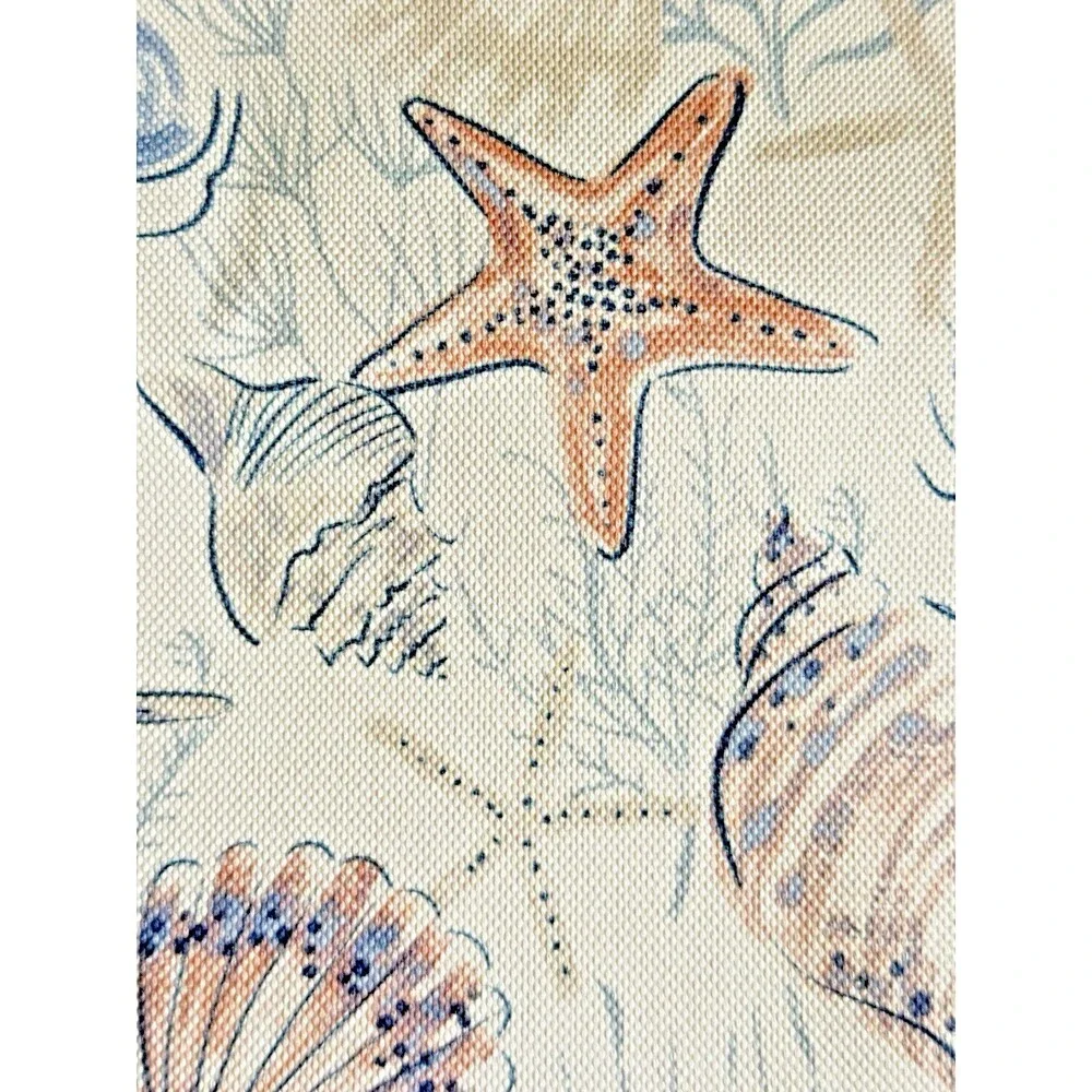 Tommy Bahama Placemats Set of 6 Beach Shells Indoor Outdoor Fade Water Resistant